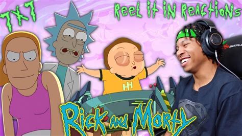 RICK MORTY 7x7 REACTION Wet Kuat Amortican Summer Adult Swim