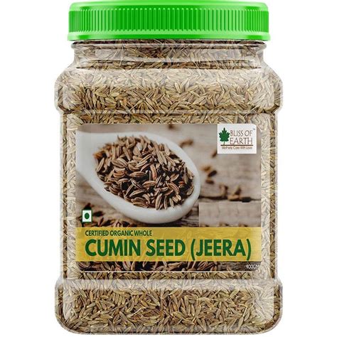 Buy Bliss Of Earth Certified Organic Cumin Seed Jeera Online