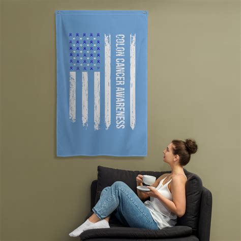 Colon Cancer Awareness Flag The Awareness Store