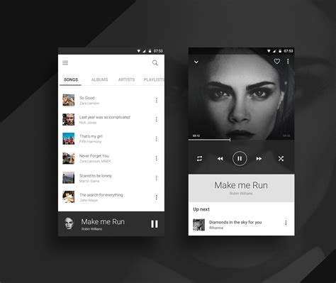 Music Player Ui On Behance