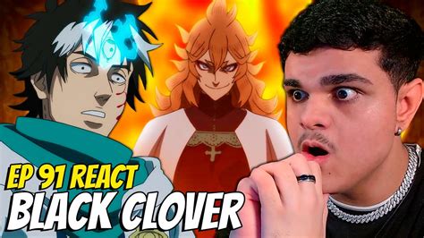 MEREOLEONA VS RAIA ASSISTINDO BLACK CLOVER PELA PRIMEIRA VEZ EP 91