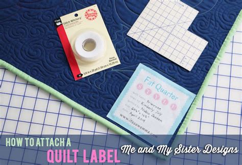 How To Attach A Quilt Label With Me And My Sister Designs The Jolly Jabber Quilting Blog