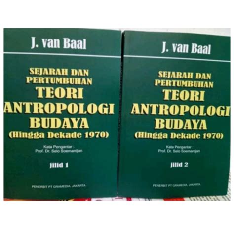 Jual Sejarah Dan Pertumbuhan Teori Antropologi Budaya J Van Baal