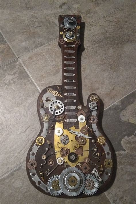 Custom Medium Steampunk Guitar Art Origina - Etsy