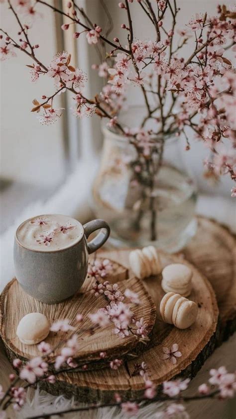 Cozy Spring Aesthetic Wallpaper Iphone Coffee Wallpaper Spring