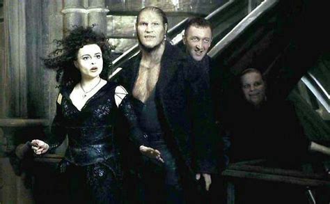 Bellatrix Fenrir And The Carrows Harry Potter Villians Tonks Harry