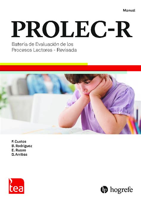 Pdf Prolec R Batería De Evaluación De Los Procesos Lectores Revisada