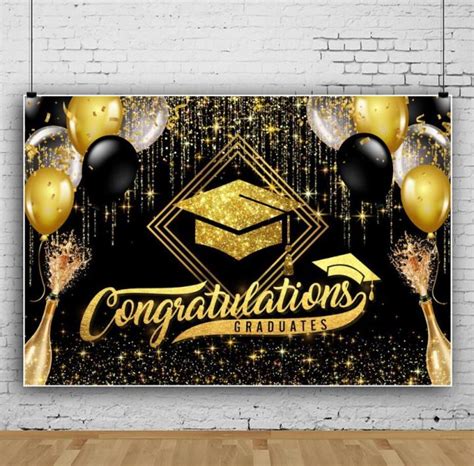 7x5ft 2023 Graduation Ceremony Photography Background Grad Theme Party ...