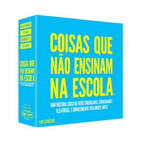 Jogo Coisas Que N O Ensinam Na Escola