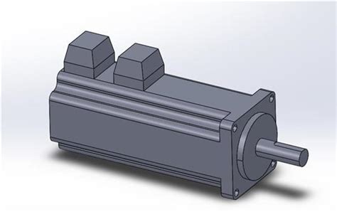 松下a5 Msmd012g1c 100w伺服电机3d模型下载三维模型solidworks模型 制造云 产品模型