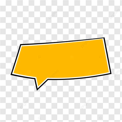 Speech Bubble Yellow And Black Line Background Vector Bubble Speech