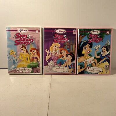 Disney Princess Sing Along Songs Vol 1 Vhs Databatman