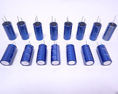 Elna Lot Of Rjd Radial Miniature Electrolytic Capacitors V Uf