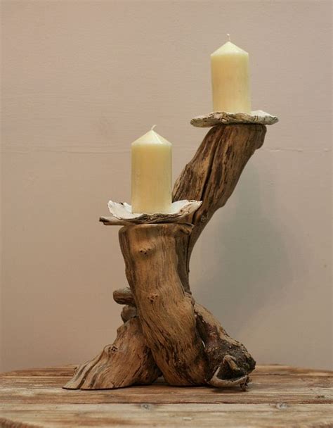 Driftwood Candelabra Drift Wood Candle Holder Drift Wood Table