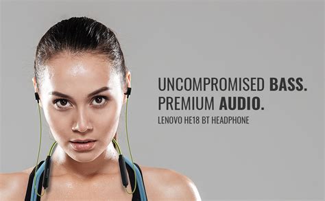 Lenovo He Wireless Bluetooth Neckband Eq Technology With In Ear Extra