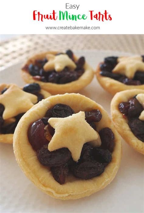 Easy Fruit Mince Tarts Recipe Create Bake Make