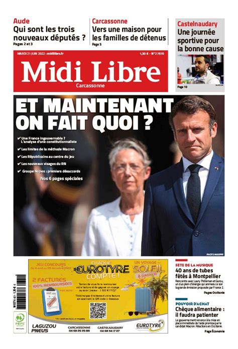 Midi Libre N Du Juin T L Charger Sur Ipad