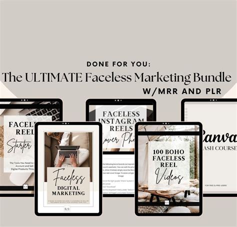 Ultimate Faceless Digital Marketing Bundle W Master Resell Rights Mrr