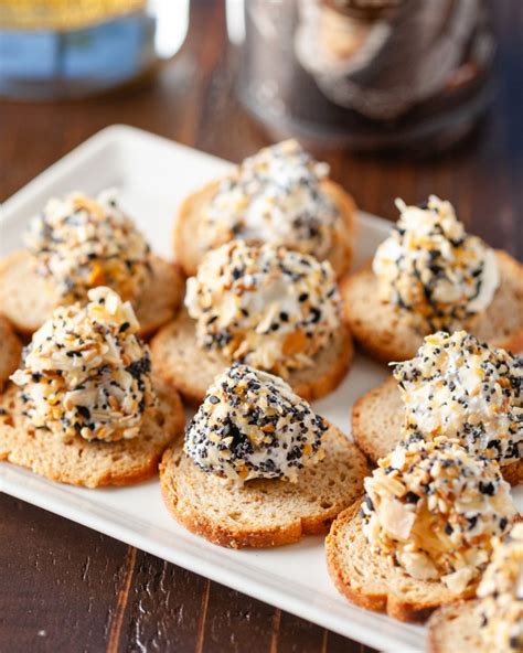 Everything Bagel Goat Cheese Crisps