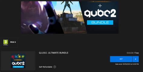 Q U B E Ultimate Bundle Gratis Bij Epic Games