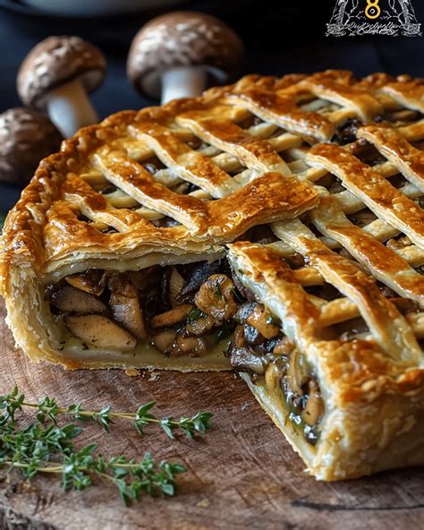 tourte forestière aux champignons Recettes chef