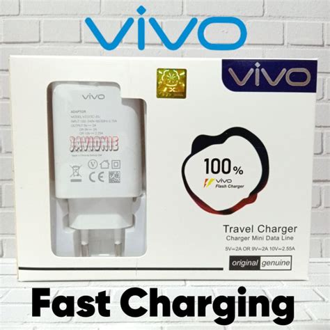 Jual Charger Casan Cas VIVO Y30 Y30i Y50 18 Watt Original Fast Charging