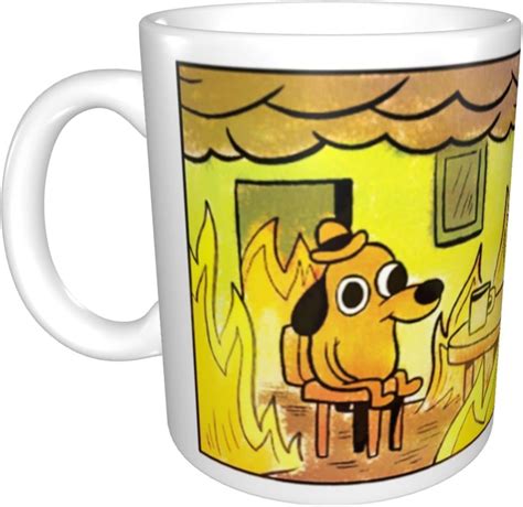 P Design House It S Fine Funny Coffee Mug Funny Ts For Women And Men 11oz Coffe