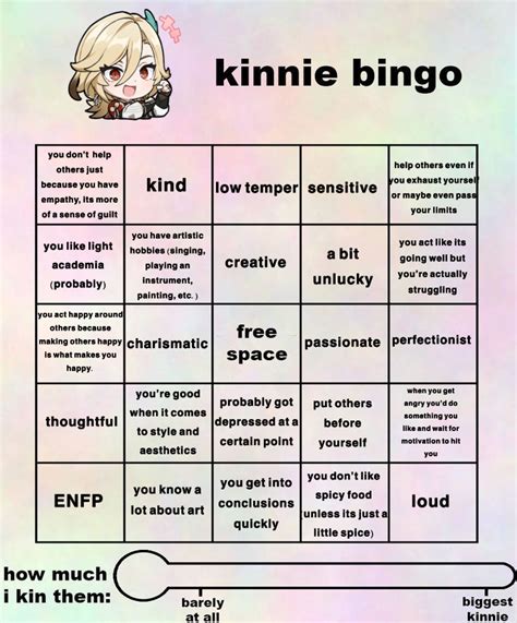 Kaveh Kinnie Bingo Play And Have Fun