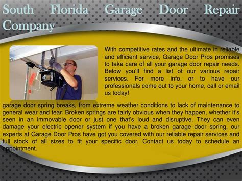 Ppt Cooper City Garage Door Repair Garage Door Pro’s Powerpoint Presentation Id 7491080