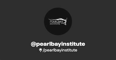 Pearlbayinstitute Instagram Facebook Tiktok Linktree