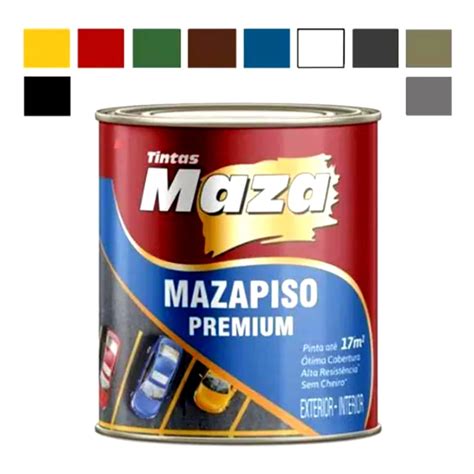 Tinta Para Piso e Muro Premium Maza 900ml Super Resistênte