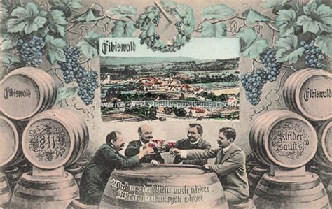 Litho Eibiswald Collage 1899 Wiener Werkstätte Postkarten