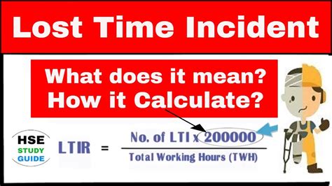 Lost Time Incident Rate Calculation