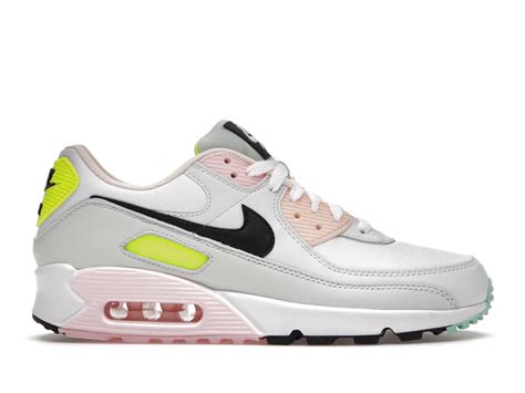 Nike Air Max 90 White Volt Green Glow Women S Cz1617 100 It