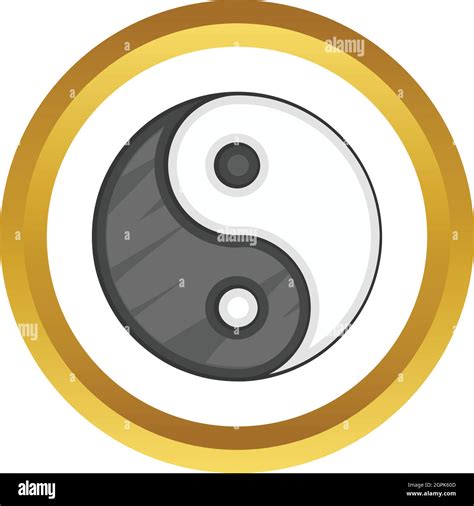 Ying Yang Vector Icon Stock Vector Image And Art Alamy