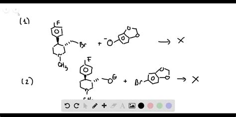 SOLVED A Key Step In The Synthesis Of The Antidepressant Paroxetine