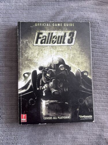 Fallout 3 Complete Official Game Guide Bethesda All Platforms No Map Poster Ebay