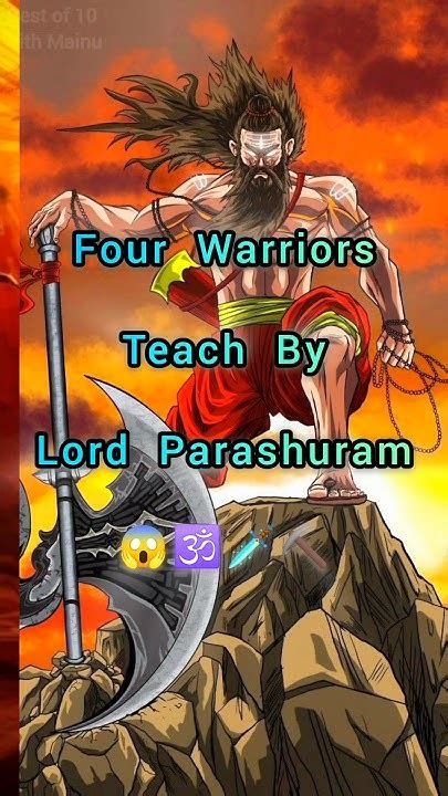 Watch Till End👉🏻four Warriors Teach By Lord Parashuram😱🗡️🕉️⛏️🙏🏻🚩