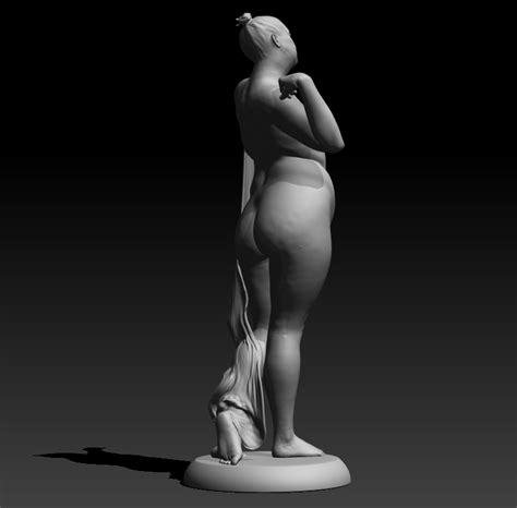Stl File Soixante Nude Female Figurine Obj D Print Design To