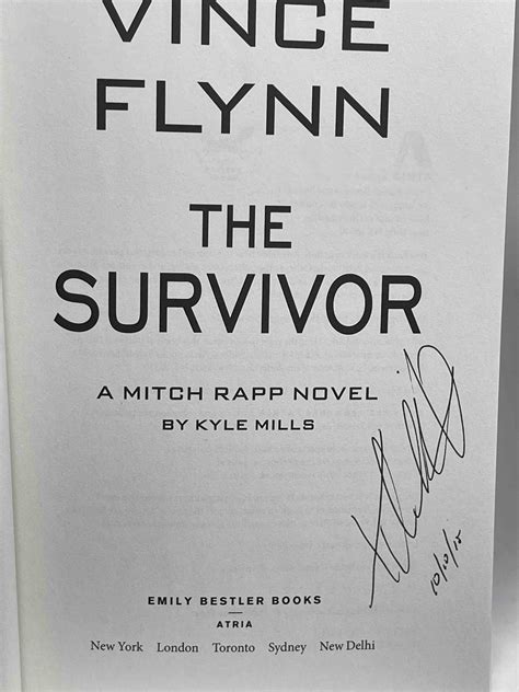 The Survivor A Mitch Rapp Novel By Flynn Vince Mills