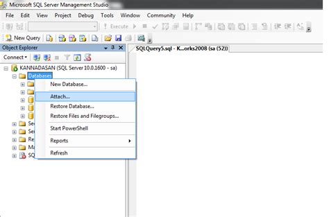 Jk Sql Server Blog How To Attach And Detach The Database In Sql Server