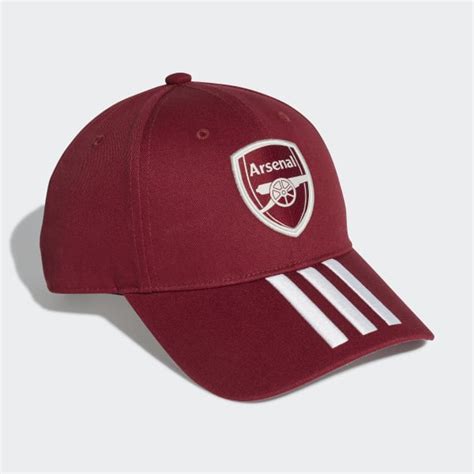 Adidas Arsenal Baseball Cap Burgundy Adidas UK