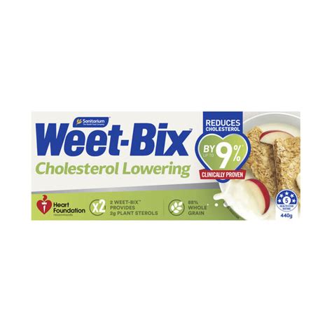 Sanitarium Weet Bix Cholesterol Lowering Cereal 440g Shop And Dispatch