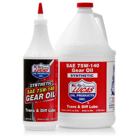 Lucas Synthetic Sae W Gear Oil Toughag