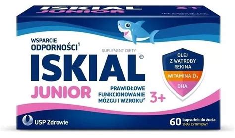 Iskial Junior kapsułki do żucia 60 szt aptekacurate pl