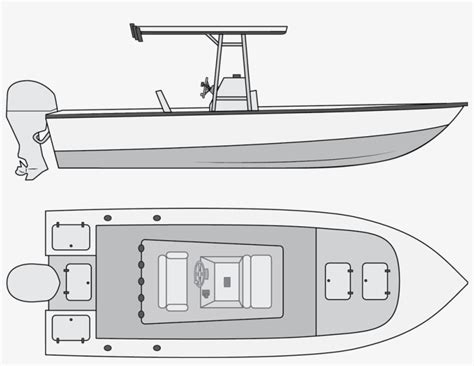 Types Of Fishing Boats Open Fisherman Boat Drawing Transparent PNG