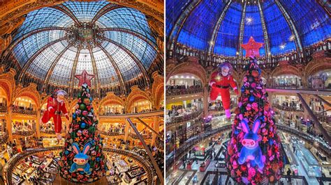 Le Nouveau Sapin De Noël Féérique Des Galeries Lafayette Se Dévoile Enfin