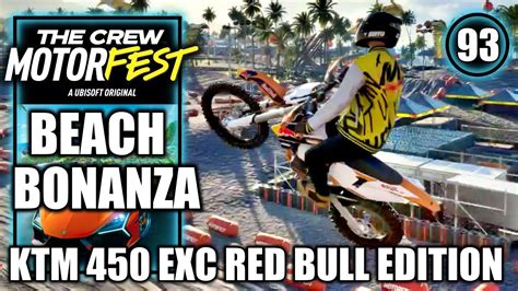 The Crew Motorfest Beach Bonanza KTM 450 EXC Red Bull Edition PS5