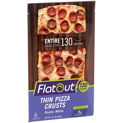 Flatout Rustic White Artisan Thin Pizza Crust Flatbread Ct Hy Vee