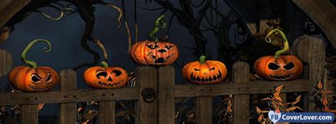 Halloween Scary Pumpkins Holidays And Celebrations Facebook Cover Maker Fbcoverlover.com